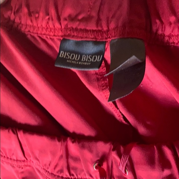 Large drawstring two-tone pants - Picture 3 of 3